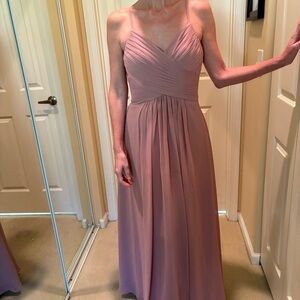 Azazie Blush long dress/ gown